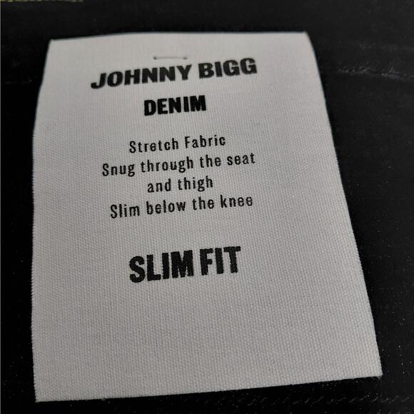 Johnny Bigg Mens 44 Aeden Slim Fit Jeans Dark Wash Stretch Denim Classic Casual - Picture 8 of 11